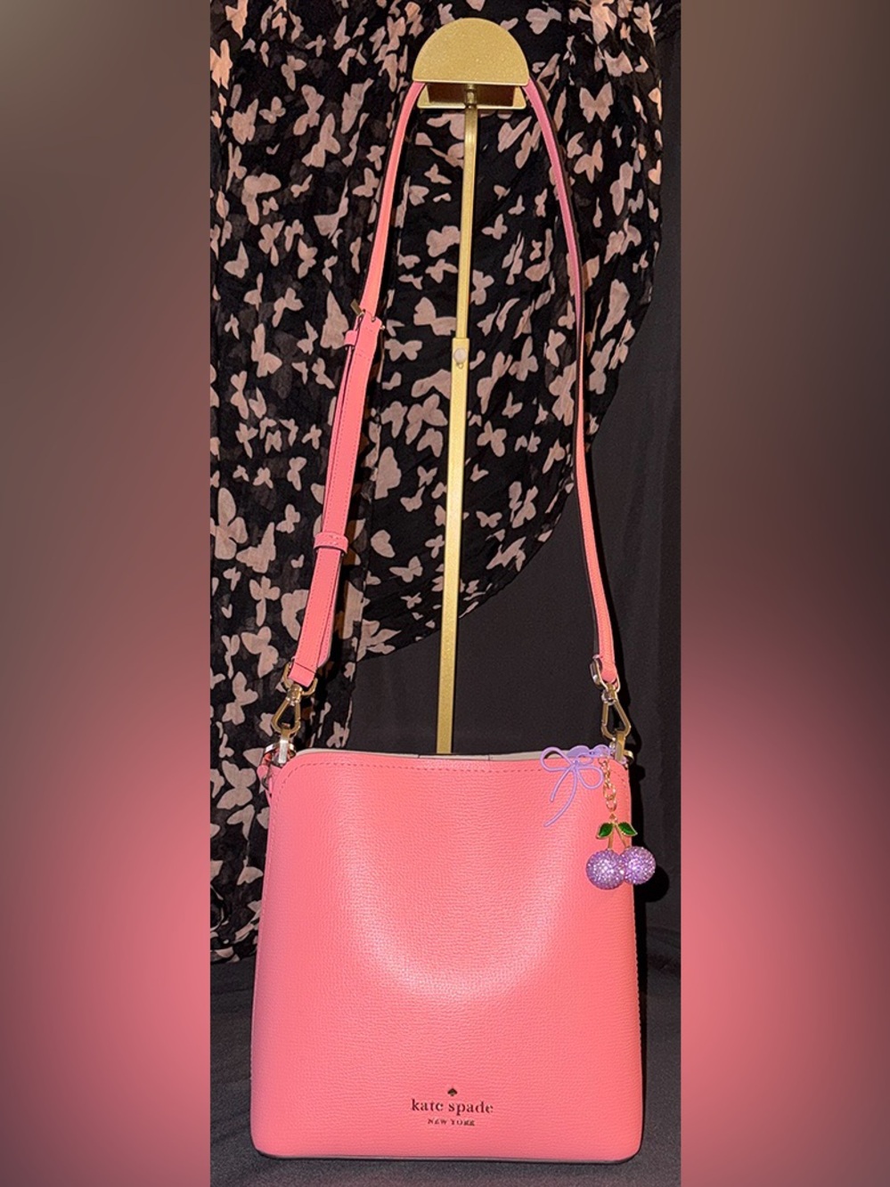 Kate Spade Darcy Bucket Bag (Peach Nectar)